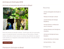 Tablet Screenshot of animaisemextincao.com